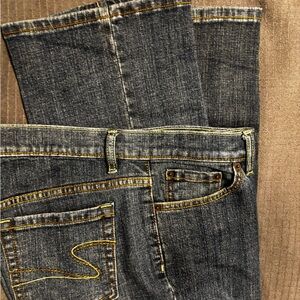 Liz Claiborne Dark Blue Stretch Jeans 10 Short